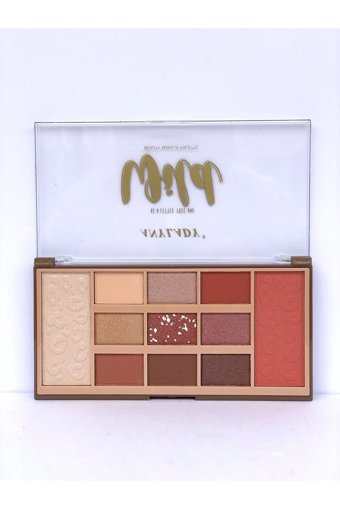 Roesia Rose Cosmetics Wild Beauty Krem Metalik Far Paleti + Allık + Aydınlatıcı Paleti