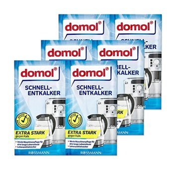 Domol Kettle ve Kahve Makineleri İçin 6x15 gr Kireç Çözücü Toz