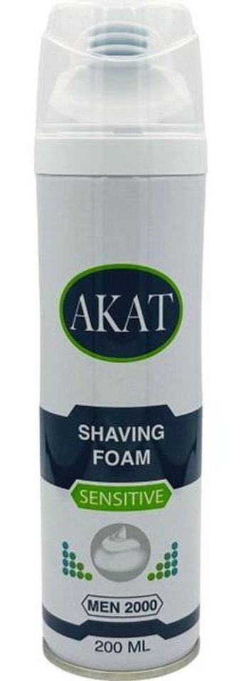 Akat Sensitive Hassas Ciltler İçin Tıraş Köpüğü 200 ml