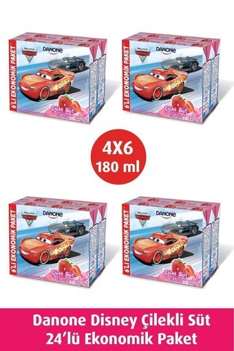 Danone Disney Çilekli Süt 24x180 ml