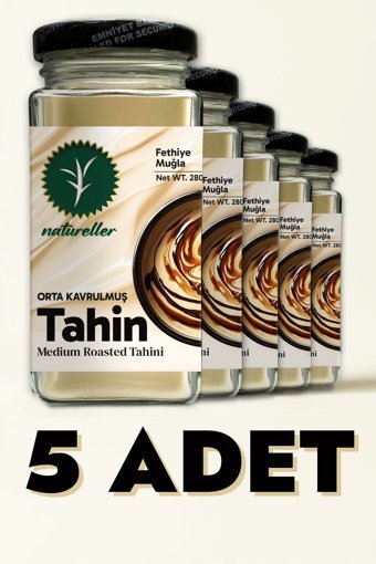 Natureller Orta Kavrulmuş Tahin 5x280 gr