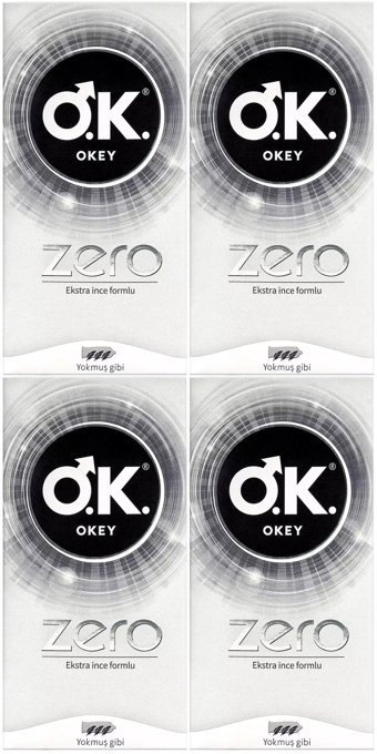 Okey Zero Ultra İnce Prezervatif 4x20'li