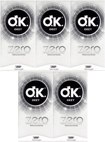 Okey Zero Ultra İnce Prezervatif 5x20'li