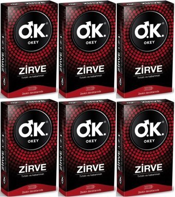 Okey Zirve Normal Prezervatif 6x10'lu
