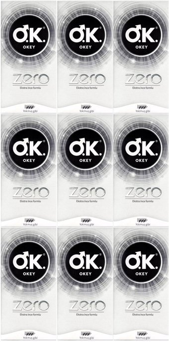 Okey Zero Ultra İnce Prezervatif 9x20'li