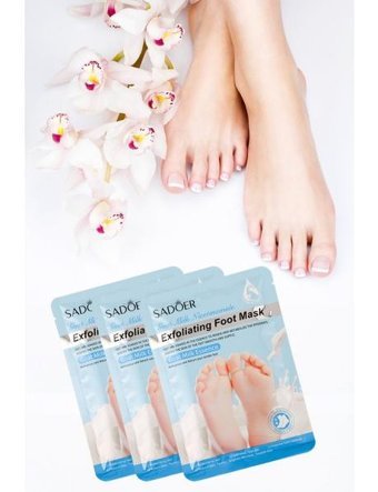 Xolo Exfoliating Foot Keçi Sütlü Ölü Deri Giderici Çorap Tipi Ayak Maskesi 3 Adet