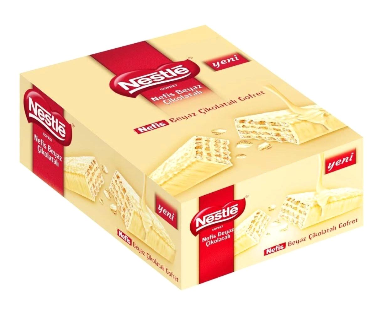 Nestle Beyaz Çikolatalı Gofret 20x27 gr