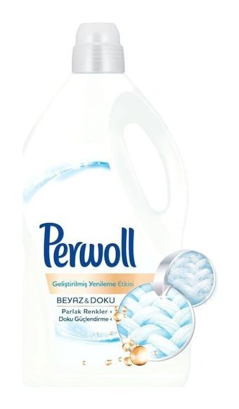 Perwoll Yenileme Etkisi Beyazlar İçin 66 Yıkama Sıvı Deterjan 4 lt