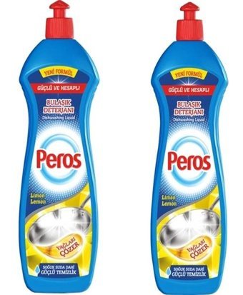 Peros Limon Kokulu Sıvı El Bulaşık Deterjanı 2x750 ml