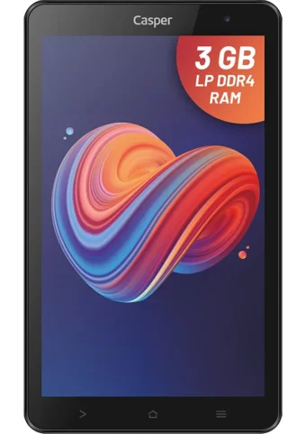 Casper VIA S48 32 GB Android 3 GB Ram 8.0 inç Tablet Siyah