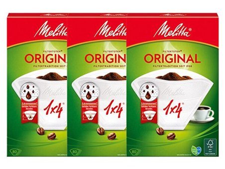 Melitta Classic White 4 Numara Filtre Kahve Kağıdı 240'lı