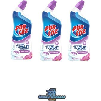 Porçöz Tuvalet Temizleyici 750 ml x 3 Adet
