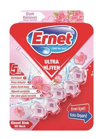 Ernet Ultra Hijyen Çiçek Karnavalı Klozet Bloğu 50 gr