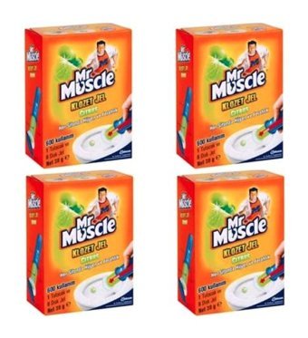 Mr Muscle Citrus Tuvalet Temizleyici Jel 4x38 gr