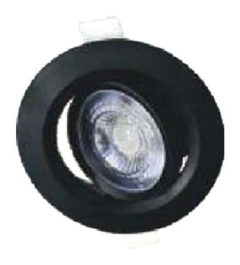 Cata CT-5200 Alüminyum 6'lı Yuvarlak Gömme LED Spot Siyah