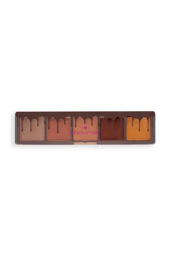 I Heart Revolution Mını Choco.Fudge Toz Saten Far Paleti