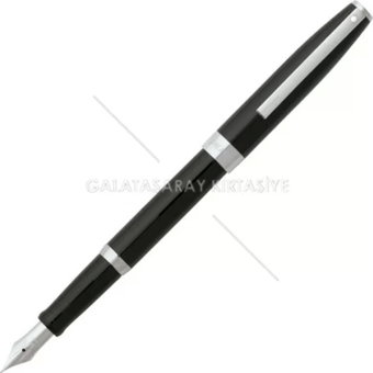 Sheaffer Sagaris 9470-0 Krom Kaplama Doldurulabilir M Krom-Siyah Dolma Kalem