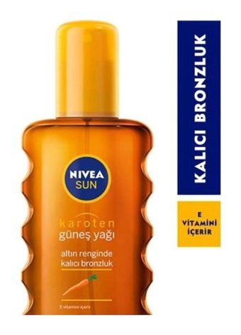 Nivea Sun Karoten Özü Kalıcı 6 Faktör Tüm Vücut İçin Bronzlaştırıcı Sprey 200 ml