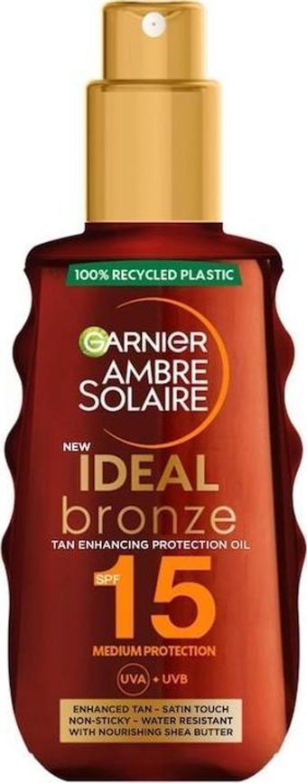 Garnier Ambre Solaire Koruyucu 15 Faktör Tüm Vücut İçin Bronzlaştırıcı Yağ 150 ml