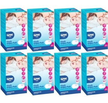 Wee Baby Klasik Göğüs Pedi 8x40'lı