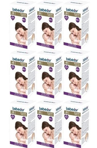 Bebedor Göğüs Pedi 9x40'lı