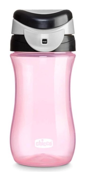 Chicco Sportif Akıtmaz Kulpsuz 2+ Yaş 350 ml Alıştırma Bardağı Pembe