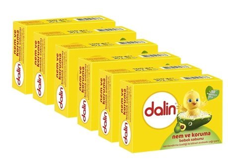 Dalin Avakado Katı Bebek Sabunu 6x100 gr
