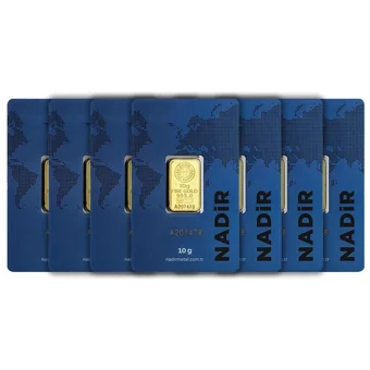 Nadir Gold 24 Ayar 7x10 gr Gram Altın