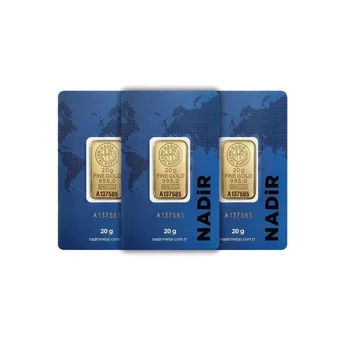 Nadir Gold 24 Ayar 3x20 gr Gram Altın