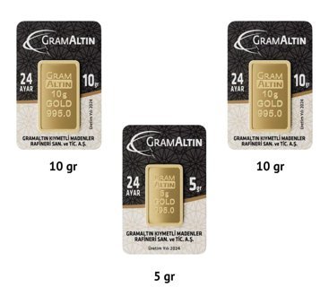 İar 24 Ayar 3x25 gr Gram Altın