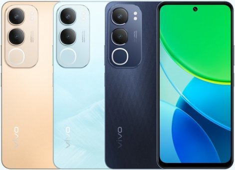 Vivo Y29 4G 256 GB Hafıza 8 GB Ram 6.68 inç 50 MP Çift Hatlı IPS LCD Ekran Android Akıllı Cep Telefonu Mavi