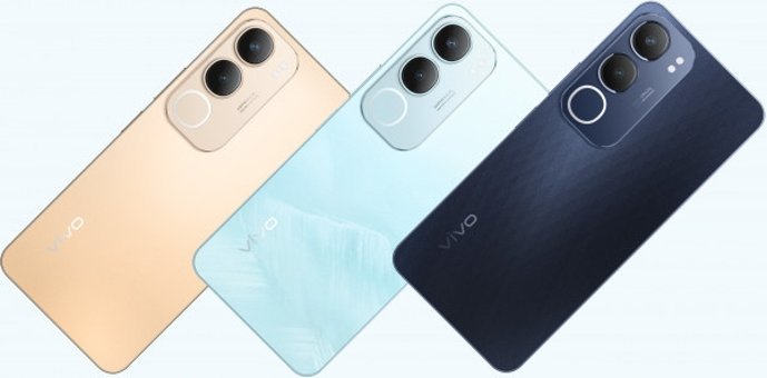 Vivo Y29 4G 256 GB Hafıza 8 GB Ram 6.68 inç 50 MP Çift Hatlı IPS LCD Ekran Android Akıllı Cep Telefonu Mavi