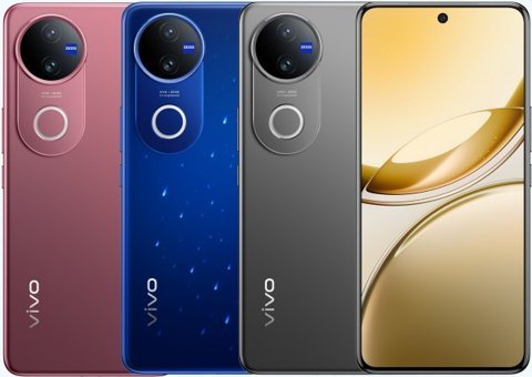 Vivo V50 256 GB Hafıza 8 GB Ram 6.77 inç 50 MP Çift Hatlı AMOLED Ekran Android Akıllı Cep Telefonu Kırmızı