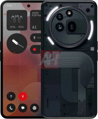 Nothing Phone 3a Pro 256 GB Hafıza 12 GB Ram 6.77 inç 50 MP Çift Hatlı AMOLED Ekran Android Akıllı Cep Telefonu Siyah