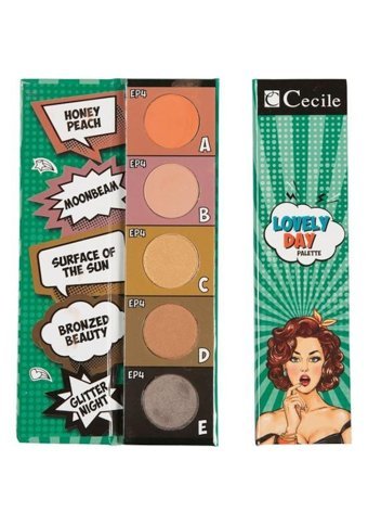 Cecile Ep04 Toz Mat Metalik Far Paleti