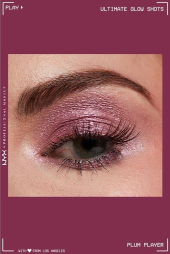 Nyx Professional Makeup 13 Plum Player Likit Işıltılı Tekli Far Mor
