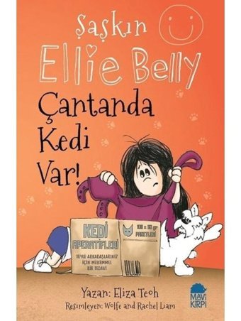Çantanda Kedi Var-Şaşkın Ellie Belly - Eliza Teoh - Mavi Kirpi