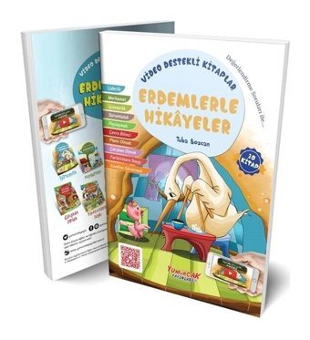 Erdemlerle Hikayeler Seti - 10 Kitap Takım - Tuba Bozcan - Yumurcak Yayınları