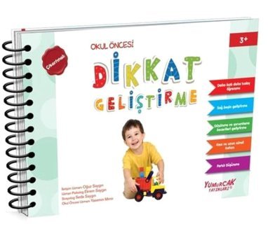 Yumurcak Yayınları Dikkat Geliştirme Kitabı 3 Yaş Yumurcak Yayınları (Korunaklı Poşetle)