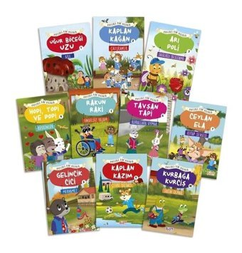 Ayetlerle Dini Değerler Seti - 10 Kitap Takım - Asiye Aslı Aslaner - Gülce Çocuk