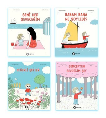 Aylak Kitap 4 Kitap Set - Seni Hep Seveceğim - Babam Bana Ne Söyledi? - Değerli Şeyler - Gerçekten Sevdiğim Şey