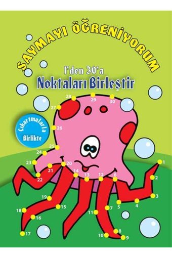 Parıltı Yayınları Saymayı Öğreniyorum 1'den 30'a Noktaları Birleştir