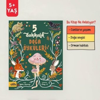 5 Dakikalık Doğa Öyküleri - Gabby Dawnay - Abm Yayınevi
