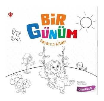Bir Günüm Boyama Kitabı - Çıkartmalı- Türkiye Diyanet Vakfı Yayınları