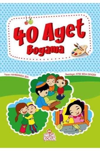Nesil Çocuk Yayınları 40 Ayet Boyama