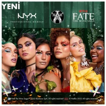 Nyx Professional Makeup New Winx Fairy Toz Mat Sedefli Far Paleti
