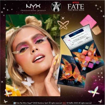 Nyx Professional Makeup New Winx Fairy Toz Mat Sedefli Far Paleti