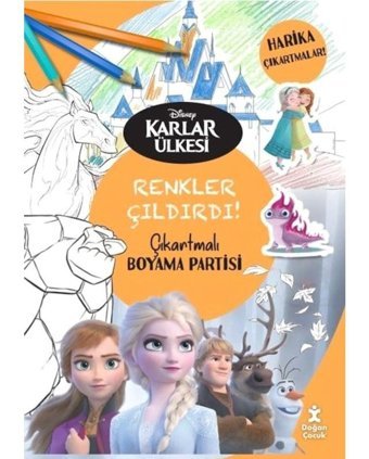 Disney Karlar Ülkesi Renkler Çıldırdı! Çıkartmalı Boyama Partisi- Doğan Çocuk