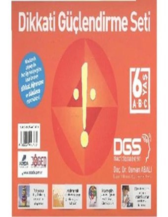 Dikkati Güçlendirme Seti 6 Yaş (3 Kitap Takım) - Osman Abalı - Adeda