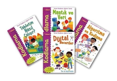 Temel Kodlama Eğtimi Serisi-4 Kitap Takım - Elbrie De Rock - İdeal Kültür Yayıncılık
